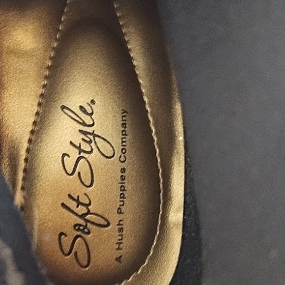 Soft Style Black Vegan Suede Fold Over Side Zip Padded Insole Ankle Boots - Picture 10 of 14